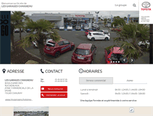 Tablet Screenshot of les-garages-chaigneau-niort.concessions-toyota.fr