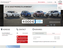 Tablet Screenshot of fg-automobiles-arras.concessions-toyota.fr
