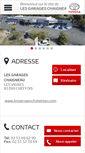 Mobile Screenshot of les-garages-chaigneau-cheffois.concessions-toyota.fr