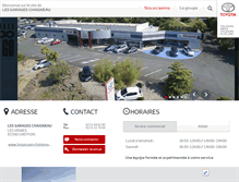 Tablet Screenshot of les-garages-chaigneau-cheffois.concessions-toyota.fr