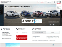 Tablet Screenshot of gca-granville.concessions-toyota.fr